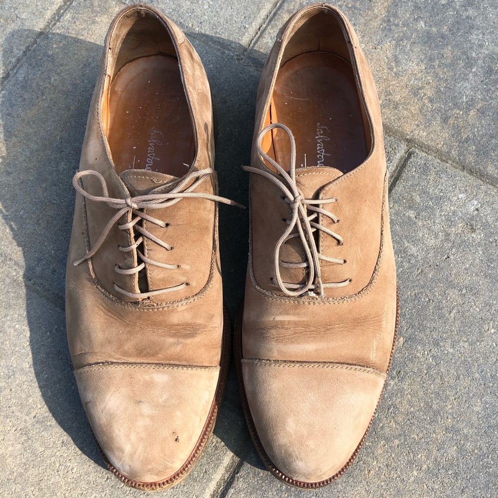 🐪 Salvatore Ferragamo 🐪 Oxford 🐪 Tan Color 🐪